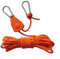 Corde coupe-vent réglable de 5 m pour tentes, cordon de poulie avec mousqueton pour kayak (G)