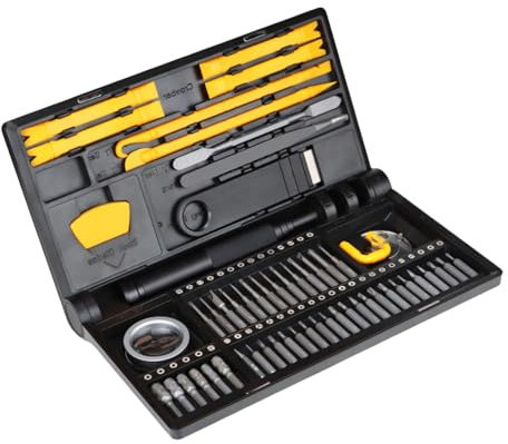 Set di cacciaviti di precisione 69 in 1, cacciavite elettrico senza cordoncino, con 42 punte preeicison
