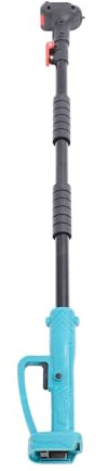 Yechiry Cordless Chainsaw Pole, Telescoping Extension Pole with Non Slip Handle Adjustable Length 3.7‑5.4ft Mini Chainsaw for Tree Trimming Wood Cutting Safe Efficient