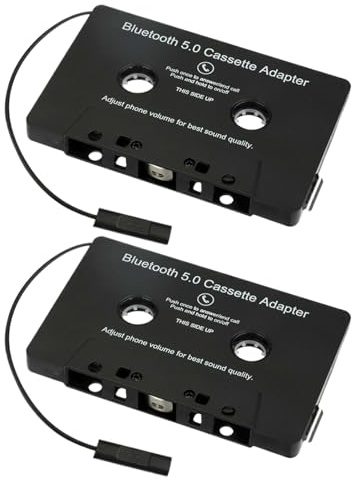 KIXZSAZ Cassette Adapter For Car Stream Music And Calls On Go Bluetooth Cassette For Car Player Stereo For