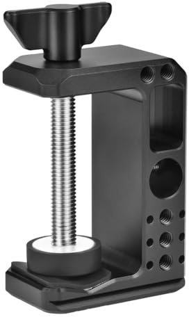 Ounfhtrttk C5 Super Table Clamp for Photography Video Camera Lighting Stand Extension- Includes 1/4- 20& 3/8- 16 Hole