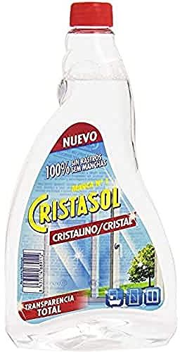 Cristasol - Limpia cristales - Transparencia total - 4 x 750 ml