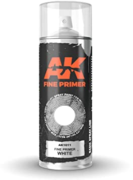 AK-Interactive AK1011 FINE Primer White Spray Grundierspray Weiss