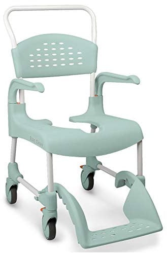 Etac Clean Dusch- und Toilettenstuhl, Vert Lagon, 44 cm