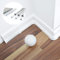 [DQ-PP] 1 x angolo interno 62 mm PVC bianco battiscopa in plastica PVC laminato decori