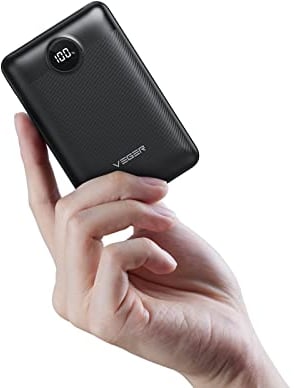VEGER 20000mAh Power Bank,22.5W fast charging USB C Battery Pack with Type C Powerbank, QC 4.0 PD 3.0 Portable Charger with 3 Outputs Compatible with iPhone,Smartphones Tablets and More