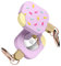 elago Custodia Ice Cream Gelato in Silicone Compatibile con AirTag Case, Air Tag Keychain - Protezione da Cadute, Tracciamento di Chiavi, Zaini, Dispositivo di Tracciamento non Incluso (Lavanda)