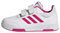 adidas Tensaur Hook And Loop Shoes, Zapatillas Unisex niños, Ftwr White Real Magenta Black, 26.5 EU