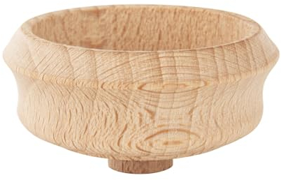 Rudolphs Schatzkiste Ersatzteile Pyramide Holztülle für Teelichter (tief) mit Dübel für 14mm Kerzeneinsätze BxHxT 5,5x3x5,5cm NEU Holzpyramide Weihnachtspyramide