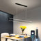 SUCIKORIO LED Lampara Techo Colgante 100cm, Moderna Lámpara Colgante Techo 42W Regulable 3000K-6500K Lamparas de Techo Salon Con Control Remoto y APP 5%-100% Brillo Ajustable