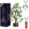 ABHISUBYA Crystal Tree - Green Aventurine of Life Chakra Healing Money Ornaments Gem Decor Home Office Table Desk Living Room Necklace, Crystals