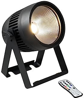 EUROLITE AKKU IP Tourlight 200 WW | Lautloser IP65-AKKU-Scheinwerfer mit warmweißer 200-W-LED, QuickDMX, CRI >90 | Beleuchtung für Show-Effekte