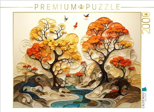 CALVENDO Puzzle Baum Kunst | Lege-Größe cm Foto-Puzzle für glückliche Stunden