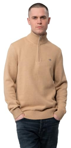 Casual Cotton Half Zip