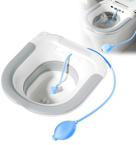 Siège de bain pour toilettes, pliable, pour hémorroïdes, soins post-partum, Yoni Steam et femmes enceintes