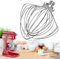 KN211WW – Fouet en acier inoxydable à 11 fils pour mélangeur KitchenAid bol élévateur de 7 litres, fouet de rechange en acier inoxydable pour mélangeur de cuisine, passe au lave-vaisselle, batteur à
