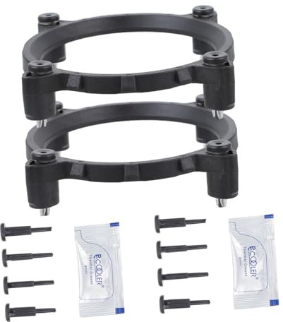 Uonlytech 2pcs CPU Retention Bracket for Heatsink Cooling Fan Material Compatible CPU Replacement Mounting Plate