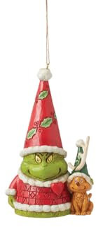 The Grinch by Jim Shore The Grinch GNOME with Max Hanging Ornament