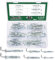 Keadic Assortiment de 46 vis d'ancrage pour mur creux de 6 tailles, M4 x 32, M4 x 38, M5 x 37, M5 x 52, M6 x 52, M6 x 65, boulons Molly en acier plaqué zinc robuste pour fixation de plaques de plâtre