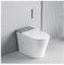 MEJE #MZE013 - Simple and Elegant One Piece Smart Toilet, Heated Bidet with Dryer and Warm Water, Auto Flush, Auto Open and Close, with Remote Control, Night Light,Floor Mounted Wall Drainage, White