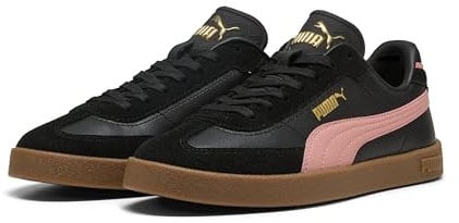 PUMA Club II Era, Scarpe da Ginnastica Unisex-Adulto, Black-Pink Fruit-Gum, 37.5 EU