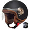 STRTG 3/4 Retro-Motorradhelm,Rollerhelm Mit Visier,ECE-Zugelassener Retro-Jet-Helm Für Damen Und Herren,Moped,Motorrad Für Vespa, ATV, Moped 4