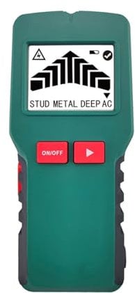 Lancoon Wandscanner Sensor Elektronischer Holz Metall Detektor mit LCD Display Wanddetektor für AC Draht Rohr Metall Holzbalken Trockenbau ohne Angst vor Bohrungen