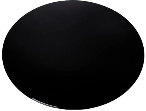 Rygcrud Rund Tischplatte Aus Gehärtetem Glas - 11 Mm Dick, Abgeschrägte Polierte Kante, Beistelltisch Arbeitsplatte Für Restaurant, Heimbüro-Schreibtisch, Fliesentisch(90 cm)