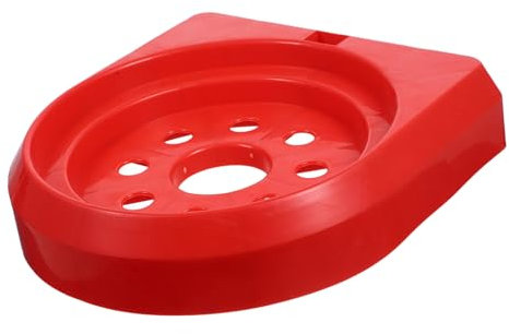 Gadpiparty Supporto da Parete per Estintore Rosso in Abs, Compatibile Estintori da 3kg a 8kg, Design Compatto per Uso Domestico e Vigili del Fuoco