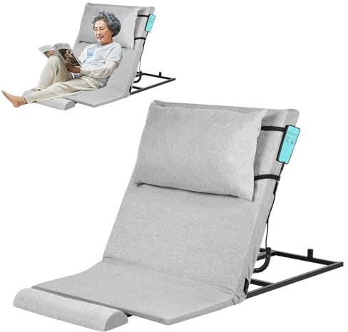 Elektrisch verstellbare Rückenlehne fürs Bett, elektrisch verstellbare Rückenlehne zum Aufrichten im Bett, 2 – 80 ° verstellbar, für Nacken- und Lendenwirbelstütze, für ältere Patienten, 140 kg (el