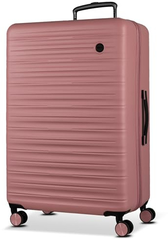 Cocoono® Polycarbonat Koffer 96L Premium Trolleys – Stilvoller Reisekoffer mit Rollen – TSA-Schloss - Trolley & Hartschalenkoffer – Ultraleichtes Gepäck (Frozen pink, XL, 75cm)