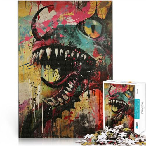 Quizspiel Kunst 2000-Teile-Puzzle für Teenager 70x100cm Jedes Stück ist einzigartig – Anspruchsvolles Familienspiel für ab 14 Jahren