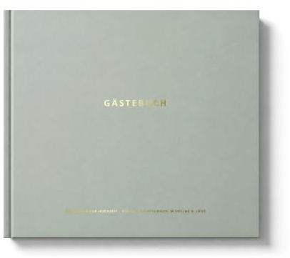 Gästebuch Hochzeit mit Fragen zum Ausfüllen, Hochwertiges Hochzeitsgästebuch mit 120g Papier ohne Durchschlagen - Platz für 49 Gäste, ausreichend Fotoplatz, für unvergessliche Hochzeitserinnerungen
