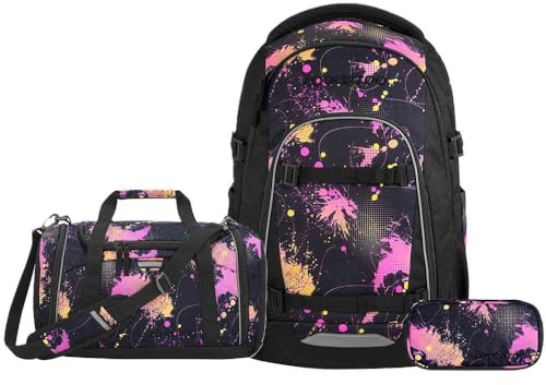 Coocazoo Mate Schulrucksack Set 3tlg. inkl Sporttasche (Colour Drift)