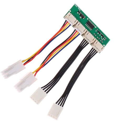 Mekalero 12V 4 in 1 Square 4Pin Fan Simulators Emulator Special for S21 S19K Spoofer Dummer Accessory Management Simulators