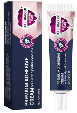 Crème adhésive thermoplastique pour prothèses dentaires, fixation extra-forte jusqu'à 4 jours, ajustement confortable, longue durée
