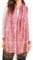 Sakkas 16125 - Kalin Lange Wide Woven Patterned Fringe Tassel Pashmina Schal/Schal - Rot/Beige - OS