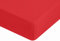 fleuresse Jerseyspannlaken/ 90x200-100x200 cm, Baumwolle, Bordeaux, 100 x 200 cm