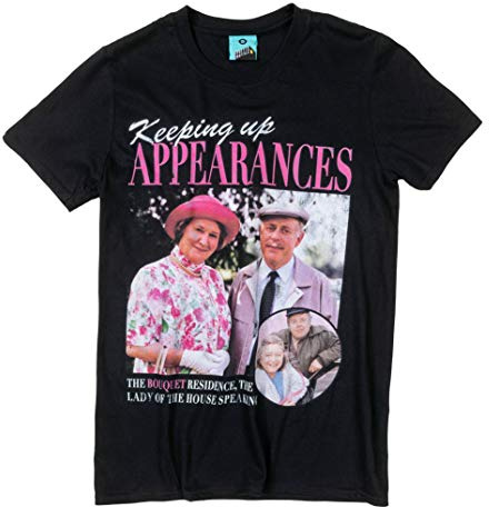 TruffleShuffle Keeping Up Appearances Black T Shirt