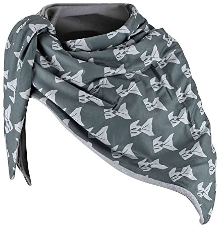 Asudaro Dreieck Schals, Schal Damen Winterschal Mit Knöpfen Wickelschal Warmer Wrap Schal Elegant Mode Retro Warme Schals Shawl Cape Stola Poncho Herbstschal Mehrzweck-Schal 135-175CM,Grau