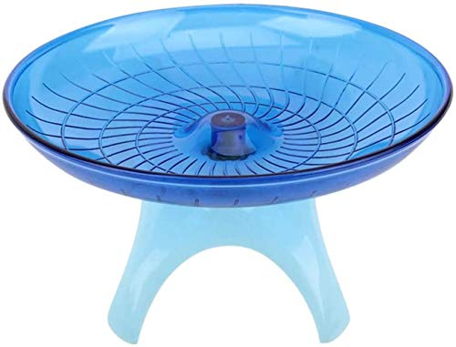 VICMAT Hamster Laufrad Leise Kunststoff Rad, Spielzeug mit Edelstahl-Kugellagern und stromlinienförmigem Kanten-Design, geeignet für Hamster, 17,8 cm Durchmesser