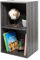 Iris Ohyama, Möbel, 2 Büroregale, Bibliothek, Stabil, Großes Fassungsvermögen, Multifunktional, Schlafzimmer, Wohnzimmer - Office Basic Rack CX-2FN - Eiche Grau