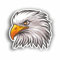 AMA SHOP Aufkleber Adler Modell 3 SX aus PVC für Wanddekalierungen, Auto, Motorrad, Helm, Wohnmobil
