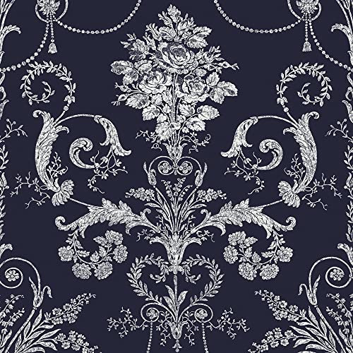 Laura Ashley Josette Midnight Tapete