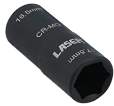 Laser Tools 8213 Double Ended Damaged Wheel Nut Socket 16.5x17.5mm