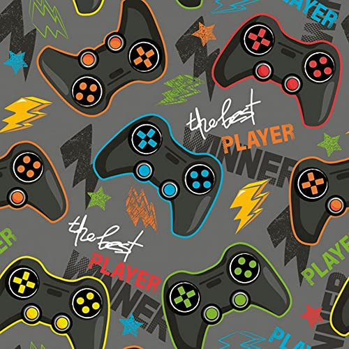 Servietten Kinder 20 Servietten Zeit zu spielen | Controller | Konsole | PC | zocken | Kinder | Geburtstag | Party | Kindermotiv | Jungen | Mädchen | Tischdeko 33x33cm