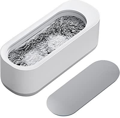 SHUIYUE Pulitore ad ultrasuoni ad Alta frequenza Mini Macchina Portatile per la Pulizia delle Vibrazioni ad ultrasuoni per Gioielli Occhiali da Vista Spazzolino da Denti Spazzola cosmetica