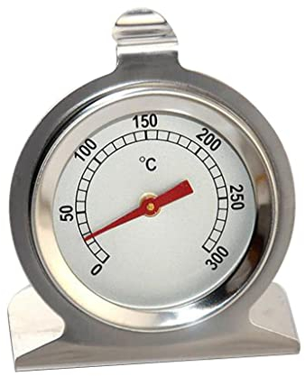 Generic Stainless Steel Polymer Clay Oven Thermometer - 0-300°C, Reusable, No Batteries Required