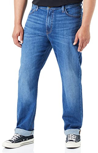 LEE Men's Jeans West, Regular Straight Fit, Straight Leg