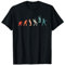 Musik Musiker Kleidung Co Gitarrist Mit Gitarre Evolution Herren T-Shirt Schwarz Kurzarm S Guitarristen Klassisch mit Gitarrenmuster Evolution Design